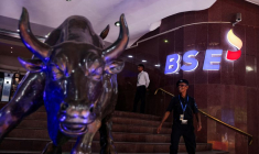 La Bourse de Bombay, en Inde