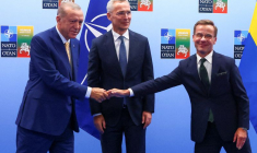 Erdogan, Kristersson, Stoltenberg à Vilnius