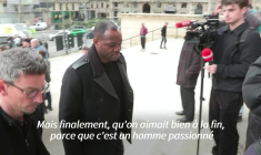 Zidane et d'autres personnalités rendent hommage à Rolland Courbis à Paris