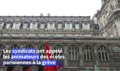 Périscolaire: grève et manifestation des animateurs des écoles parisiennes