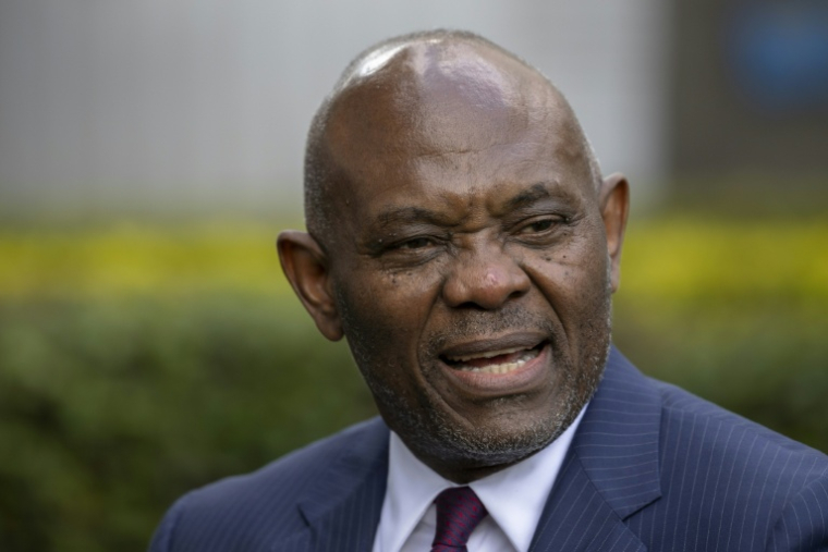 L'homme d'affaires et philantrope nigérian Tony Elumelu, le 11 mai 2026 à Nairobi au Kenya ( AFP / Tony KARUMBA )