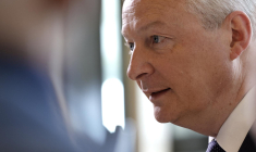 Bruno Le Maire, le 16 mai 2023, à Paris ( AFP / GEOFFROY VAN DER HASSELT )