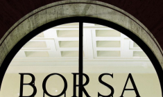 L'entrée principale de la Bourse de Milan