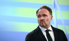 Le commissaire européen à l'énergie, Dan Jorgensen, à Bruxelles le 16 octobre 2025. ( AFP / Nicolas TUCAT )