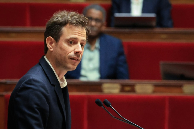 Le député LFI Paul Vannier à l'Assemblée nationale à Paris le 1er juin 2026 ( AFP / Ludovic MARIN )
