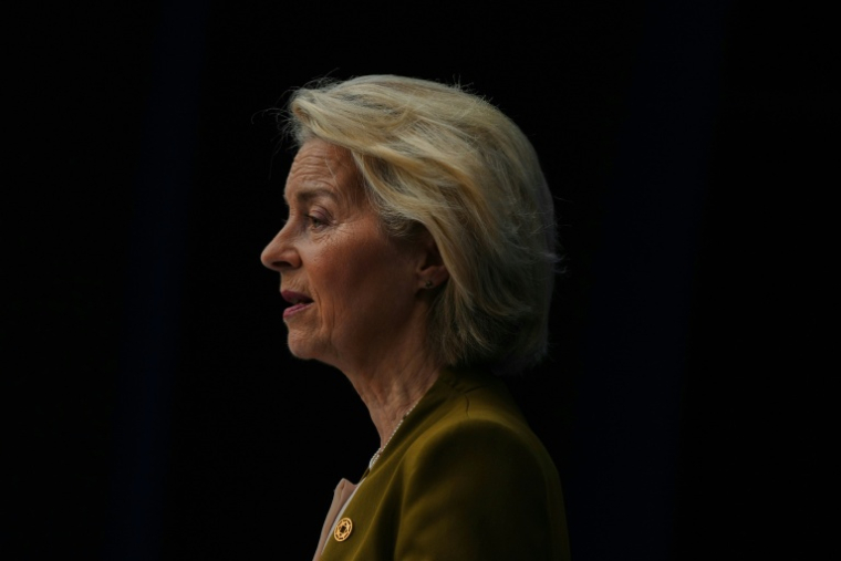 La présidente de la Commission européenne Ursula von der Leyen à Paris, le 10 septembre 2026 ( POOL / Aurelien Morissard )