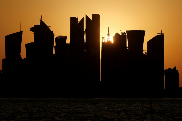 Des tours à Doha, le 29 juin 2026. ( AFP / Karim JAAFAR )