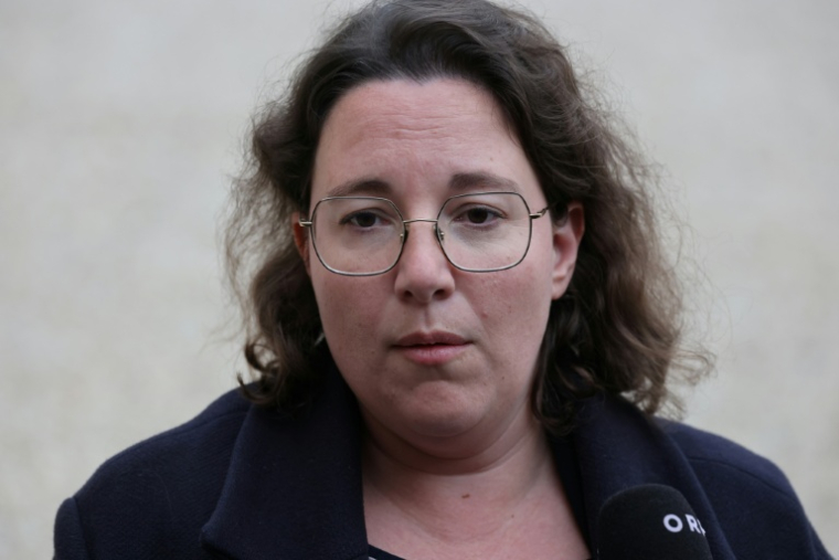 La cheffe des députés écologistes Cyrielle Chatelain, le 10 octobre 2025 à Paris ( AFP / Ludovic MARIN )
