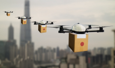 Les livraisons par drone ont commencé (Crédits photo : Shutterstock)