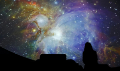 Au planétarium de l'Observatoire européen austral (ESO) à Garching, dans le sud de l'Allemagne, le 2 septembre 2025 ( AFP / Alexandra BEIER )