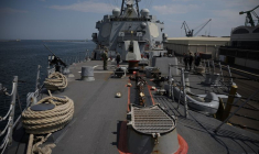 Le navire de guerre américain USS Gravely