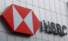 Le logo de la banque HSBC, à Mexico