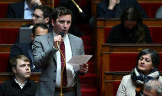 Le député français Aurélien Taché à l'Assemblée nationale le 7 février 2024 à Paris ( AFP / MIGUEL MEDINA )