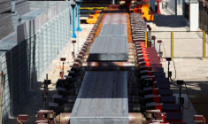 Un laminoir de ThyssenKrupp à Duisbourg, Allemagne