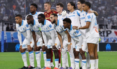 Les joueurs de l'Olympique de Marseille
