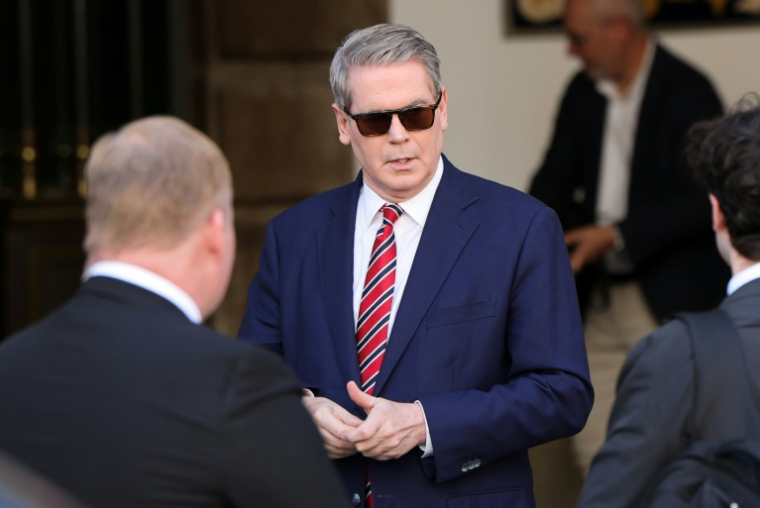 Le secrétaire au Trésor des États-Unis Scott Bessent, à Madrid le 14 septembre 2025 ( AFP / Thomas COEX )