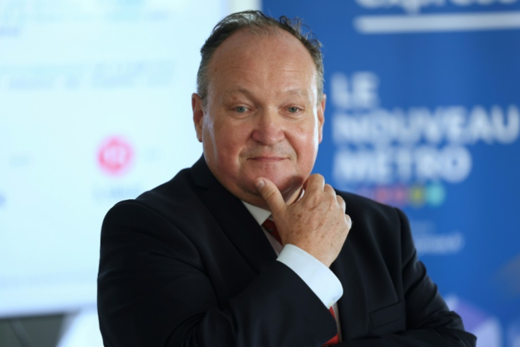 Ambroise Fayolle, vice-président de la Banque Européenne d'Investissement (BEI), le 2 septembre 2026 à Nanterre ( AFP / Thomas SAMSON )