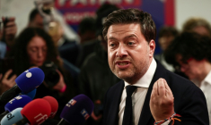 Le maire de gauche sortant de Marseille Benoît Payan, le 15 mars 2026, à Marseille ( AFP / Thibaud MORITZ )