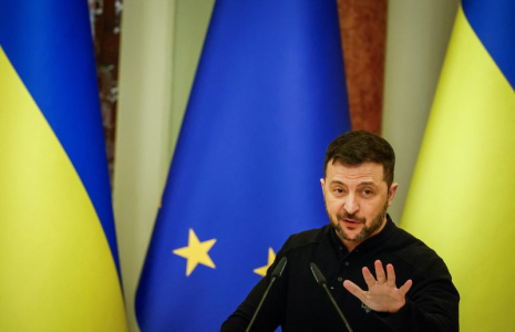 Le président ukrainien Volodimir Zelensky