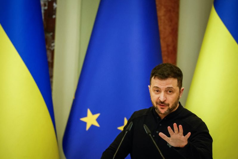 Le président ukrainien Volodimir Zelensky