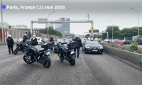 Les taxis toujours mobilisés à Paris