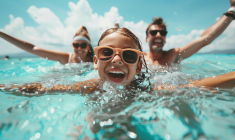 En arrivant sur une plage, prendre la mesure de son environnement permet d’éviter les mauvaises surprises. (crédit: Adobe Stock/photo générée par IA)