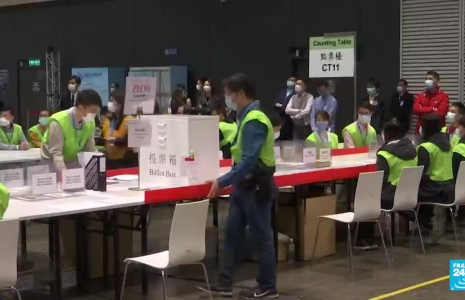 Législatives à Hong Kong : seulement 30% des Hongkongais se sont déplacés pour voter