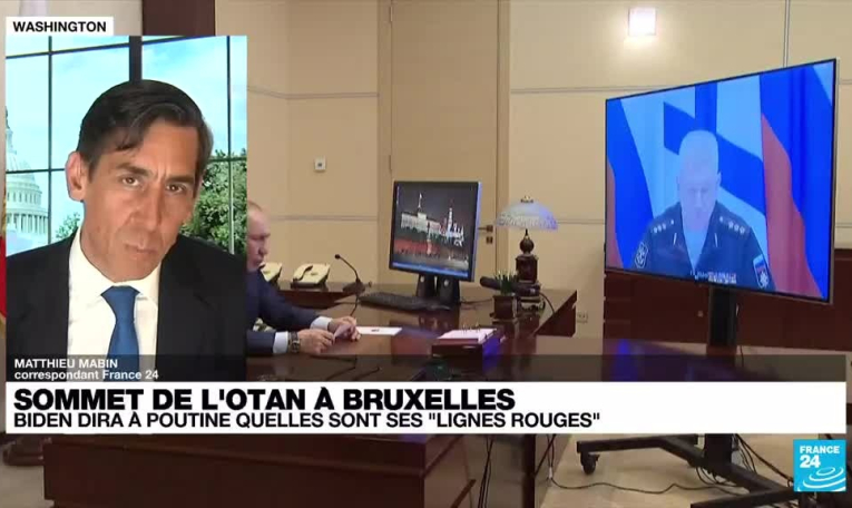 Sommet de l'Otan à Bruxelles : Biden dira à Poutine quelles sont ses "lignes rouges"