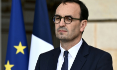 Le maire de Bordeaux Thomas Cazenave, le 2 avril 2026 à Bordeaux ( POOL / Philippe Lopez )