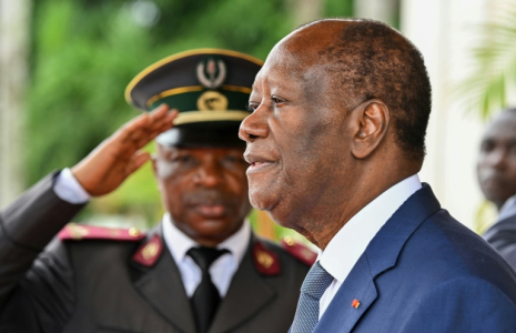 Le président ivoirien Alassane à Abidjan le 17 juin 2025 ( AFP / Issouf SANOGO )