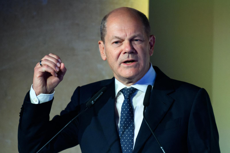Olaf Scholz, le 15 septembre 2022, à Berlin ( POOL / BERND VON JUTRCZENKA )