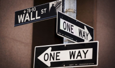 Un panneau de Wall Street