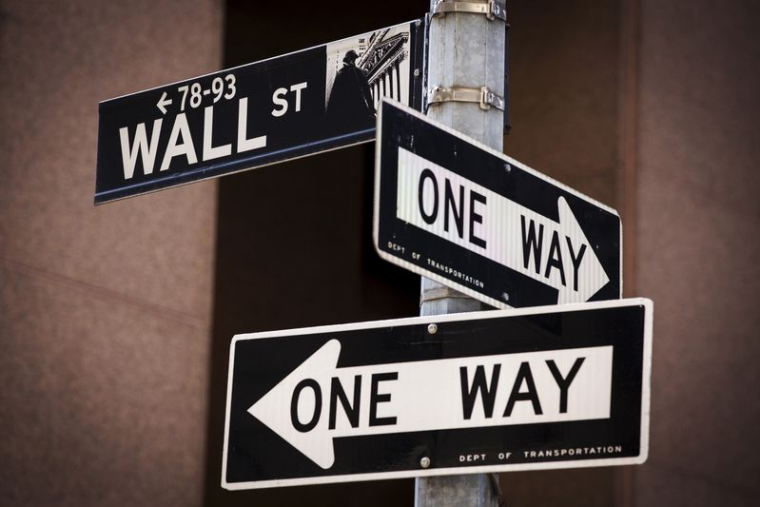 Un panneau de Wall Street