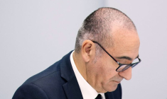 Le ministre de l'Intérieur, Laurent Nunez, assiste à un conseil de sécurité à l'Élysée