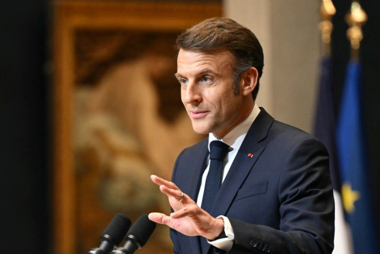 Le président français Emmanuel Macron