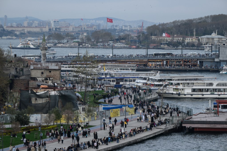 Les rives d'Istanbul, sur le détroit du Bosphore (illustration) ( AFP / ED JONES )