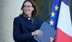 Amélie de Montchalin à Paris, le 3 janvier 2025. ( AFP / BERTRAND GUAY )