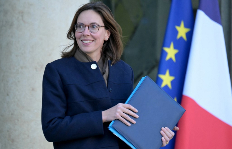 Amélie de Montchalin à Paris, le 3 janvier 2025. ( AFP / BERTRAND GUAY )