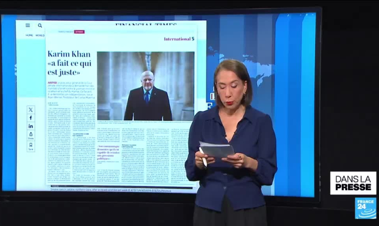 Demande de poursuites de la CPI: "L'équivalence entre Israël et le Hamas, la faute à Nétanyahou"