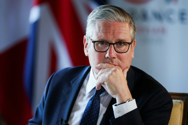 Le Premier ministre britannique Keir Starmer, le 17 juin 2026 à Thonon-les-Bains (France) en marge du sommet du G7 ( POOL / Isabel Infantes )