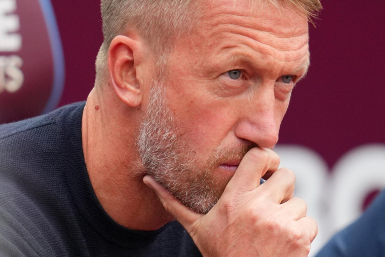 À cause des fans de West Ham, vous allez voir la tête de Graham Potter partout