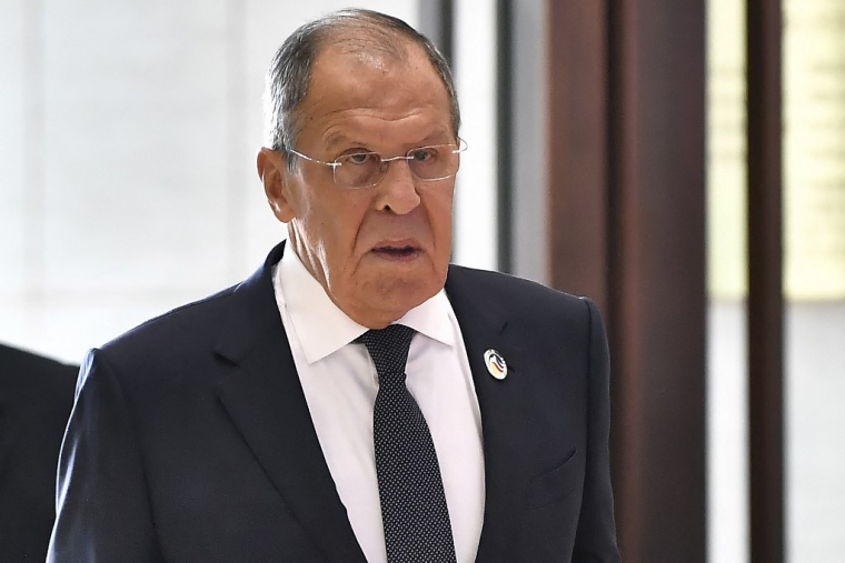Sergueï Lavrov, à Vientiane (Laos), le 27 juillet 2024 ( AFP / SAI AUNG MAIN )