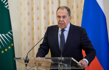 Segueï Lavrov à Moscou, en Russie, le 26 mai 2025. ( POOL / ALEXANDER ZEMLIANICHENKO )