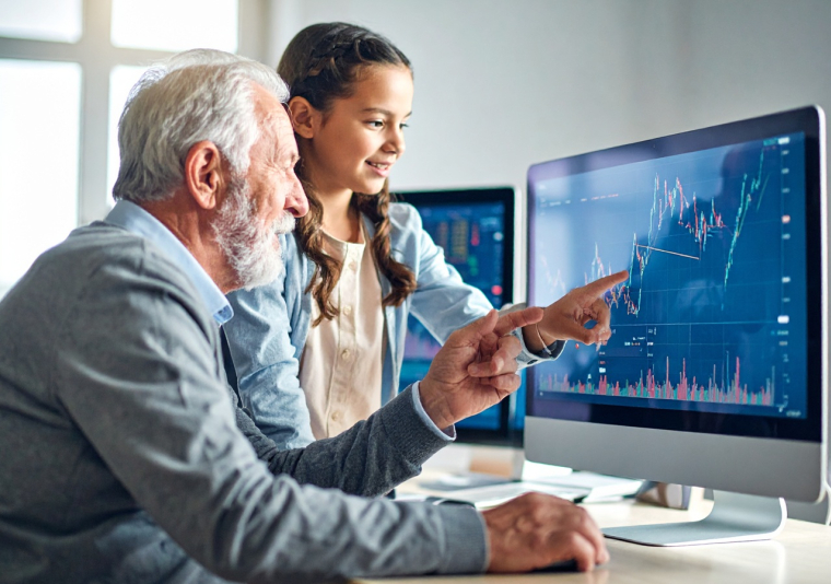 La donation s'avère être une bonne stratégie pour commencer à transmettre son patrimoine à ses proches. (Crédits: Adobe Stock / image générée par IA)