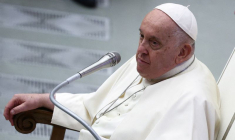 Le pape François, au Vatican