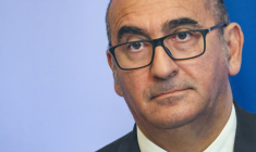 Laurent Nuñez le 18 septembre 2025, à Paris ( AFP / Ludovic MARIN )