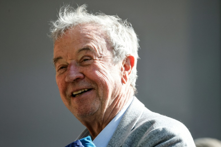 Le patron de la maison d'édition Gallimard, Antoine Gallimard, le 11 avril 2025 à Paris ( POOL / Ludovic MARIN )