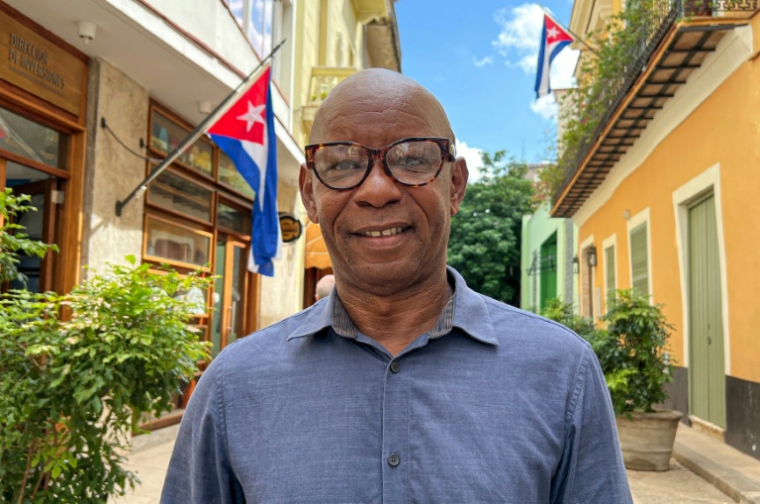 Le leader de l'opposition cubaine, Manuel Cuesta Morua, à La Havane, le 26 septembre 2023 ( AFP / ADALBERTO ROQUE )