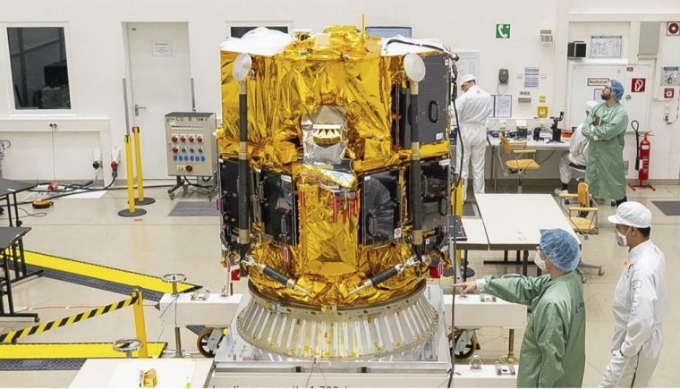 Un alunisseur ispace à Ottobrunn, en Allemagne. ( ispace / HANDOUT )