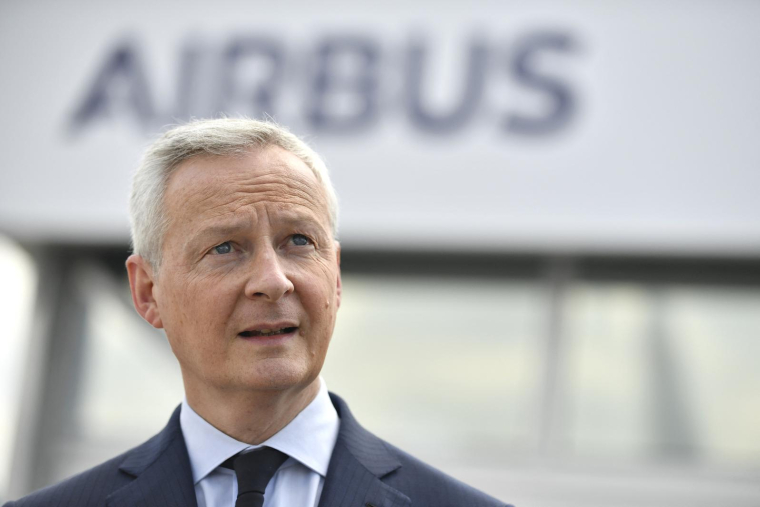 Le ministre de l'Economie Bruno Le Maire le 21 juin à Paris. ( AFP / JULIEN DE ROSA )